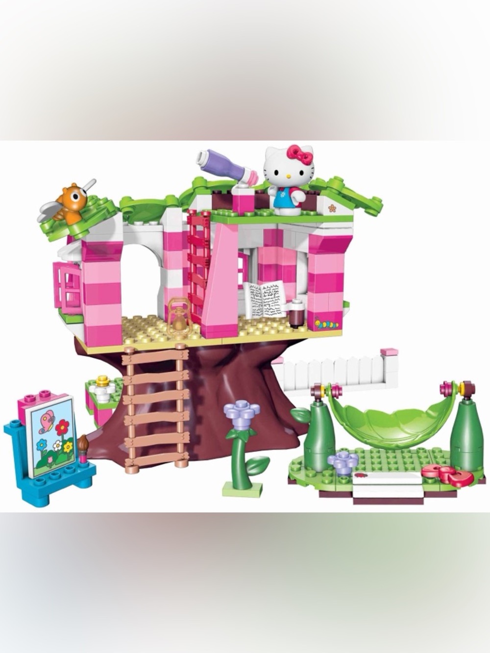 MEGA BLOKS SANRIO Hello Kitty Tree House Set #10931
